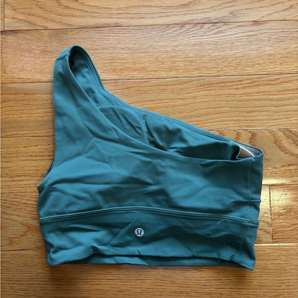 lululemon athletica Blue One-Shoulder Sports Bra